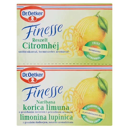 Dr. Oetker Finesse reszelt citromhéj 2 x 6 g