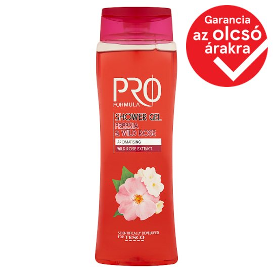 Tesco Pro Formula Freesia & Wild Rose tusfürdő 400 ml