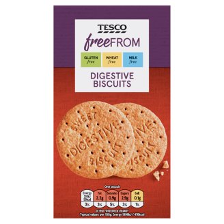 Tesco Free From omlós keksz gluténmentes zabliszttel és zabkorpával, szójaliszttel 160 g