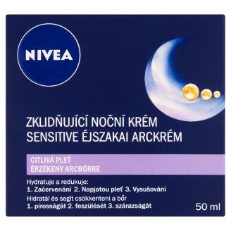 NIVEA Sensitive éjszakai arckrém érzékeny arcbőrre 50 ml