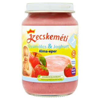 Kecskeméti Gyümölcs & Joghurt gluténmentes alma-eper bébidesszert 7 hónapos kortól 190 g