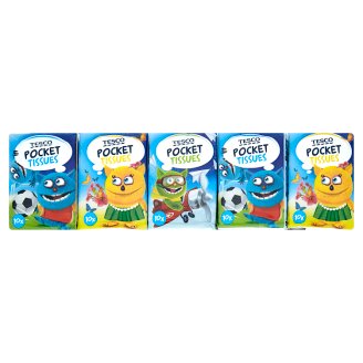 Tesco Kids Mini papírzsebkendő 3 rétegű 10 x 10 db