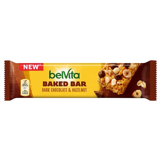 Belvita Baked Bar with Dark Chocolate & Hazelnut 40 g Tesco Online