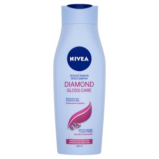 NIVEA Diamond Gloss Care ápoló sampon normál és fénytelen hajra 400 ml