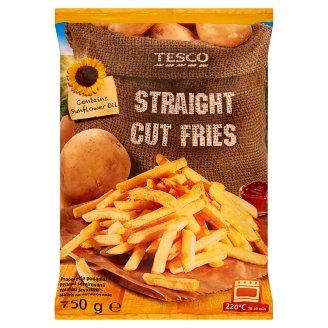 Tesco gyorsfagyasztott, elősütött szeletelt burgonya 750 g