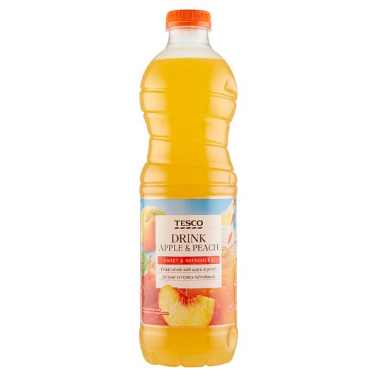 Tesco alma-őszibarack gyümölcsital cukorral és édesítőszerrel 1,5 l