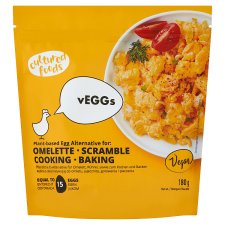 vEGGs Vegan Egg Substitute for Omlette, Scramble Cooking and Baking 180 g