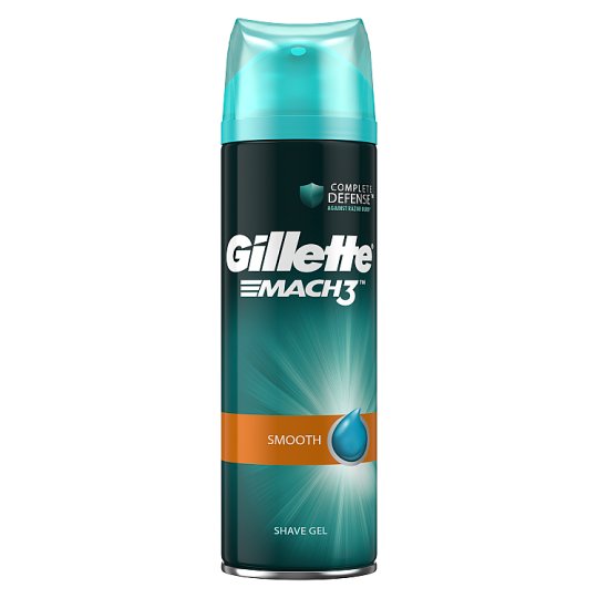 Gillette Mach3 Smooth Men's Shaving Gel 200ml Tesco Online, Tesco