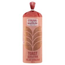 Teljes kiőrlésű toast szeletek 500 g