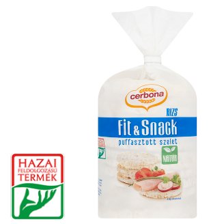 Cerbona Fitt natúr puffasztott rizsszelet 90 g