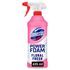 Domestos Power Foam Floral Fresh Toilet and Bathroom Cleaning Foam 435 ml