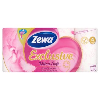 Zewa Exclusive Ultra Soft toalettpapír 4 rétegű 8 tekercs