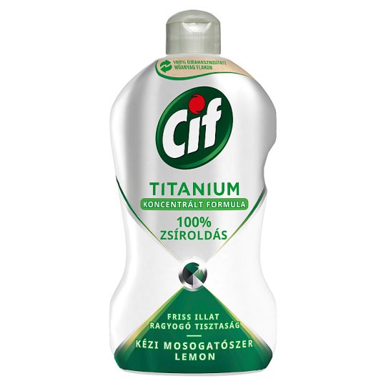 CIF Titanium Lemon Hand Dishwashing Liquid 450 ml Tesco Online, Tesco