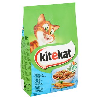 Kitekat teljes értékű állateledel felnőtt macskák számára tonhallal és zöldségekkel 1,8 kg