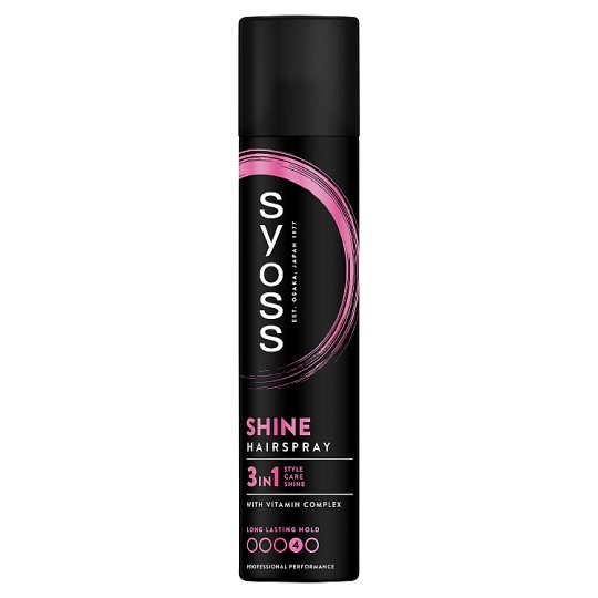 Syoss Shine & Hold extra erős hajlakk 300 ml