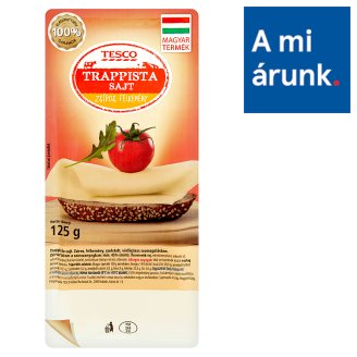 Tesco zsíros, félkemény trappista sajt 125 g