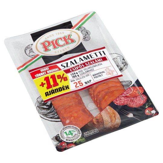 PICK Szalametti Sliced Hot Salami 78 g Tesco Online, Tesco From Home