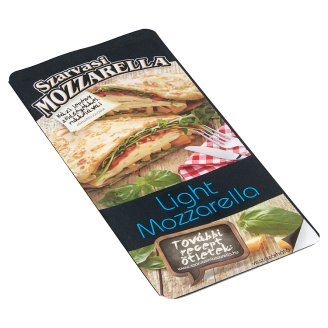 Szarvasi szeletelt light pizza mozzarella sajt 100 g