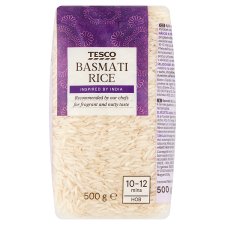 Tesco hosszú szemű, hántolt basmati rizs 500 g