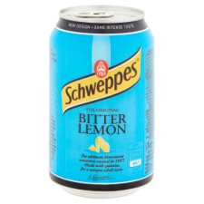 Schweppes Bitter Lemon citromízű szénsavas üdítőital cukorral és édesítőszerekkel 330 ml