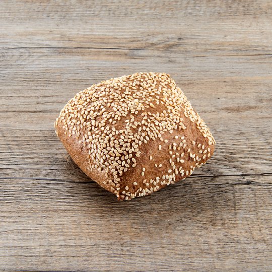Teljes kiőrlésű szezámos buci 80 g