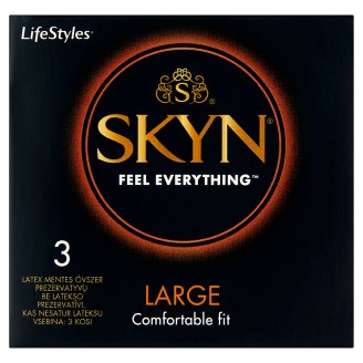 LifeStyles Skyn Large latexmentes óvszer 3 db
