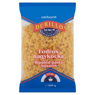 Cerbona Durillo durum fodros nagykocka száraztészta 500 g
