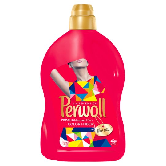 Perwoll renewAdvanced Color & Fiber finommosószer színes textíliákhoz 45 mosás 2,7 l
