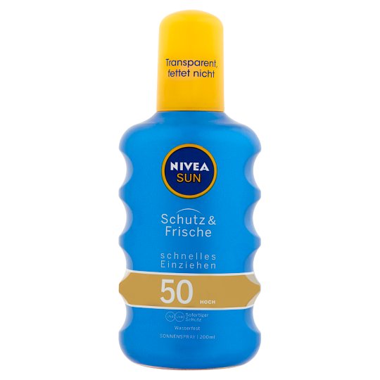 NIVEA SUN Protect & Refresh hűsítő napozó spray FF50 200 ml