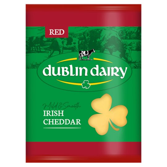 Dublin Dairy Cheddar Red zsíros, félkemény, oltós alvasztású, érlelt szeletelt sajt 150 g