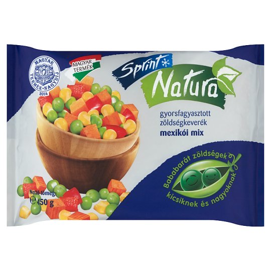 Sprint Natura gyorsfagyasztott mexikói mix zöldségkeverék 450 g