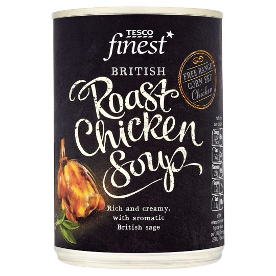 Tesco Finest British Roast Chicken Soup 400 g Tesco Online, Tesco