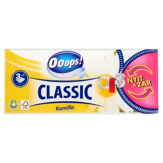 Ooops! Classic Kamilla papír zsebkendő 3 rétegű 90 db