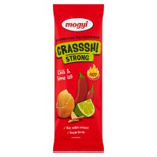 Mogyi Crasssh! Strong pirított földimogyoró chili & lime ízű tésztabundában 60 g