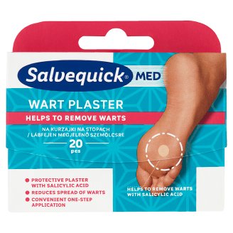Salvequick Med szemölcs tapasz 20 db