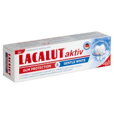 Lacalut aktiv gum protection & gentle white fogkrém 75 ml