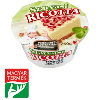 Szarvasi Ricotta félzsíros savósajt 250 g