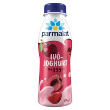 Parmalat zsírszegény meggyes ivójoghurt 330 g