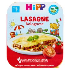 HiPP BIO bolognai lasagne tésztakészítmény marhahússal 1 éves kortól gyerekeknek 250 g