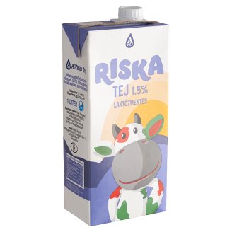 Riska laktózmentes UHT zsírszegény tej 1,5% 1 l