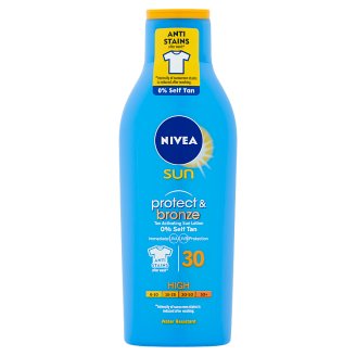 NIVEA SUN Protect & Bronze barnulást támogató naptej FF30 200 ml