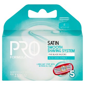 Tesco Pro Formula Satin ötpengés borotvafej 4 db