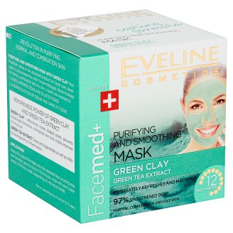 Eveline Cosmetics Facemed+ tisztító és bőrkisimító arcmaszk 50 ml