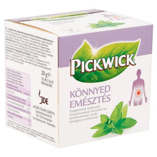Pickwick Könnyed Emésztés gyógynövény teakeverék 10 filter 20 g