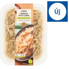 Tesco főtt savanyú káposzta köménnyel 350 g