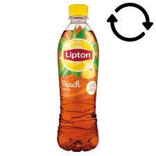 Lipton Ice Tea Zero Energy-Free Peach Flavoured Soft Drink with Black Tea Extract 500 ml