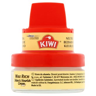 Kiwi Wax Rich színtelen cipőkrém 50 ml