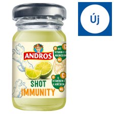 Andros Shot Immunity Lime and Ginger Drink with Vitamin C and Magnesium 55 ml