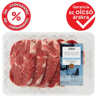 Tesco friss szeletelt sertés tarja csont nélkül 800 g