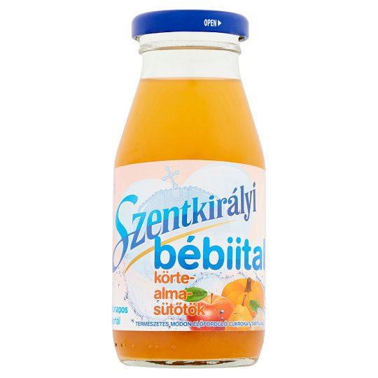 Szentkirályi körte-alma-sütőtök bébiital 4 hónapos kortól 200 ml